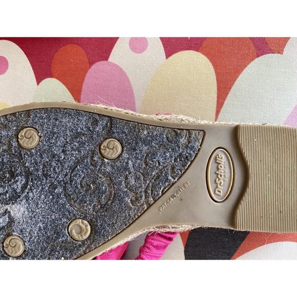 Dr. Scholls fuchsia Flower Iris Thong Flip Flop Sandal Women 6M - Picture 10 of 10